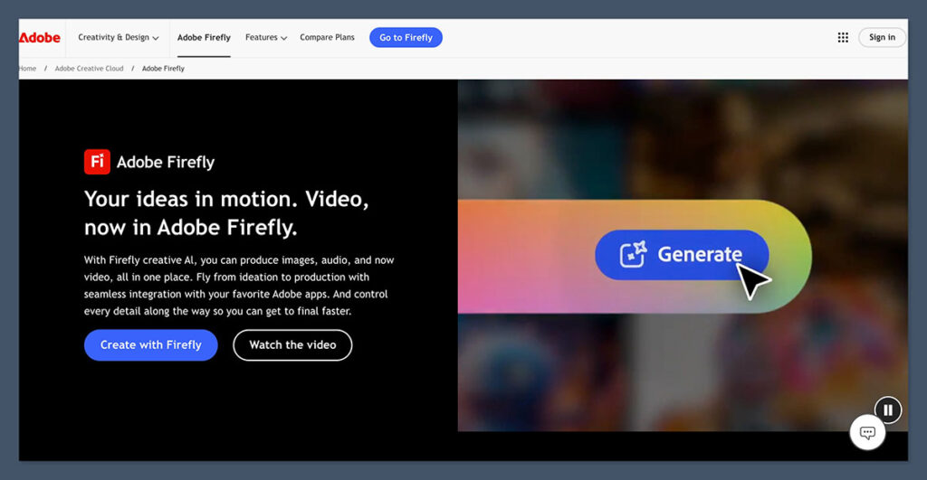 Adobe-Firefly-Homepage