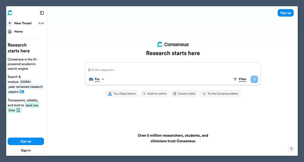 Consensus-AI-Homepage