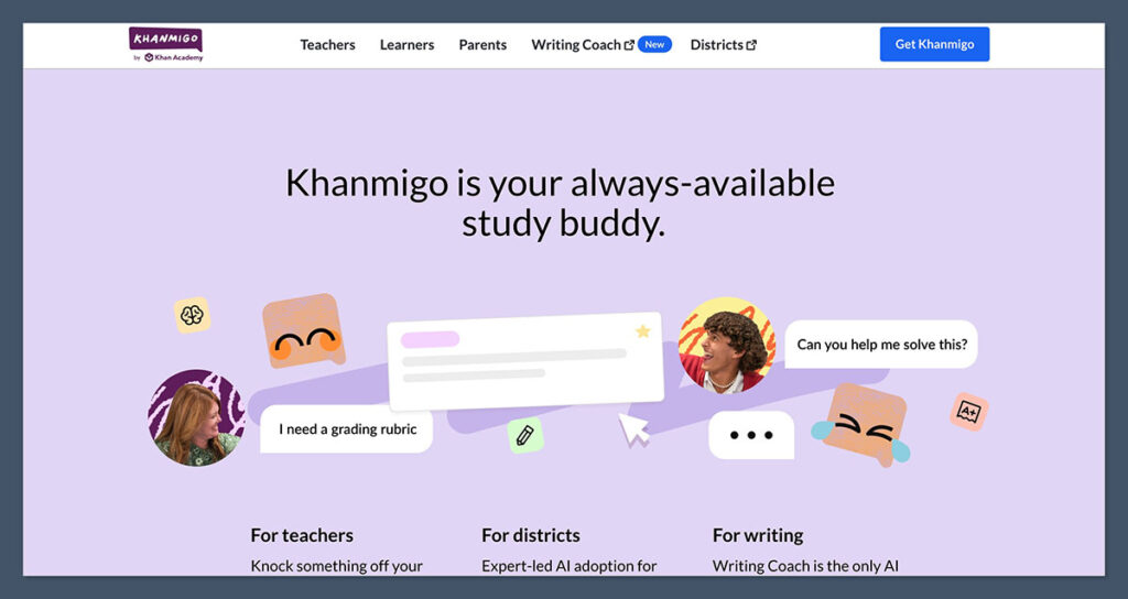 Khanmigo-Khan-Academy Homepage